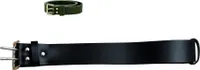 Ledergürtel 125 cm x 38 mm, schwarz