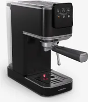 Klarstein SteelPresso Slim Touch Siebträgermaschine – 20-Bar, 1350W, 1,2L Wassertank, Dampfdüse, Schwarz, Kompakt, Einfache Bedienung, Leichte Reinigung, Kaffeemaschine Siebträger