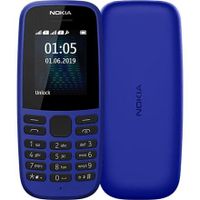 Nokia 105 (2019) TA-1174 Blau, 1.77", TFT, 120 x 160 Pixel, 4 MB, 4 MB, Dual SIM, USB-Version microUSB