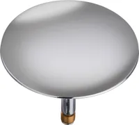 WENKO Badewannenstöpsel Abfluss Stöpsel Badewannen Pluggy XXL Chrom