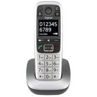 Gigaset E560 - Telefon bezprzewodowy z ID dzwoniącego - DECT\GAP - Platynowy