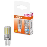 Osram LED Stiftsockellampe PIN50D G9 4,8W neutralweiß, dimmbar, klar