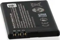 Akku für Nokia BL-4U Li-Ion 3,7 Volt 1000 mAh schwarz