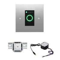 UFR1-UNT-SM GreenKi Fingerabdruck & Karten Reader / Scanner / Türöffner / Türschloss + 12V DC UP-Netzteil + SM Sicherheitsmodul