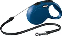 FLEXI Rollleine New CLASSIC Seil - 8m, bis 20kg - Blau