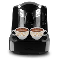 ARZUM Okka - Türkische Kaffeemaschine - 0,95 l - Gemahlener Kaffee - 710 W - Schwarz - Silber