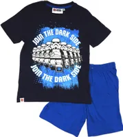 Lego Star Wars Kinder Schlafanzug kurz 2tlg. Shorty Pyjama Set Trooper Jungen, Größe:116