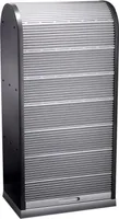 Rolladenschrank Aktenschrank Büroschrank Aktenaufbewahrung Bücherregal Garage , Farbe:anthrazit/grau