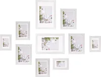 Henzo Fotorahmen - Modern - Fotowand - 10 Rahmen - Weiß