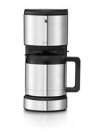 WMF Aroma Thermo Stelio, freistehend, Schwarz, Edelstahl, Tropfen, Gemahlener Kaffee, Kaffee, 1l