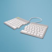 R-Go Tastatur Split Break US-Layout Bluetooth          weiß