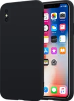 Shieldcase Silikonhülle mit Kameraschutz iPhone X / Xs (schwarz)