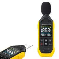 Geräuschmessgerät, Digitales Handheld, Schallpegelmesser, Gelb