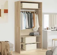 vidaXL Úložné boxy 2 ks látka 50x30x25 cm krémová