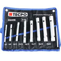 TECPO Rohrsteckschlüssel-Satz, 6x7-20x22 mm, 9-tlg.