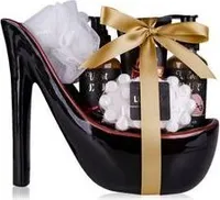 Geschenkset Badeset Pflegeset Wellness Damen Keramik Pump Geschenkidee
