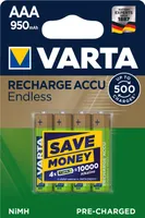Varta Recharge Accu Endless AAA 550mAh 4er