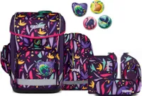 Ergobag Schulranzen-Set CUBO LIGHT AmBärzonas 6-teilig
