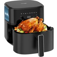 Horkovzdušná fritéza 625A Horkovzdušná fritéza 6,5 l Airfryer XL bez oleje, 1700,00 W , 80 - 200 °C, 8 programů vaření, digitální displej, časovač