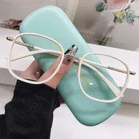 PACIEA Lesebrille Blaulichtfilter Oversized Damen Herren Weiß +100