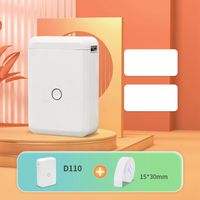 Niimbot D110 Etikettendrucker kabelloser tragbarer Bluetooth-Thermoetikettendrucker Mit 1-Rollen-Thermopapier