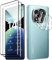 2X Schutzglas für Xiaomi Redmi Note 14 Pro Plus 5G Panzerfolie Display Kamera 3D