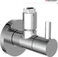 KIRCHHOFF Universal Eckventil mit Schnellverschluss, 1/2“ Eckregulierventil für Kalt- und Warmwasserleitungen, Chrom