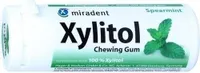 MIRADENT XYLITOL GUM SPEARMINT, 30 St. Kaugummi