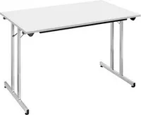 SODEMATUB Mehrzwecktisch lichtgrau rechteckig, Vierkantrohr silber, 120,0 x 70,0 x 74,0 cm