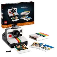 LEGO Ideas Polaroid OneStep SX-70 Sofortbildkamera, Kamera-Modellbausatz für Erwachsene, Kreatives Geschenk für Fotografen zum Bauen, Männer und Frauen, Modell einer alten Kamera 21345