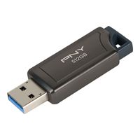 PNY PRO Elite V2 - 512 GB - USB Typ-A - 3.2 Gen 2 (3.1 Gen 2) - 600 MB/s - Dia - Schwarz