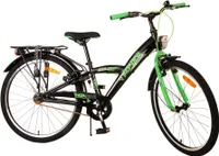 Dětské kolo Volare Thombike - chlapecké - 24 palců - černozelené - obouruční brzdy