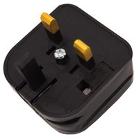 Syntrox EU-UK Adapter für Geräte mit EU-Stecker auf 3-Pin UK-Steckdosen