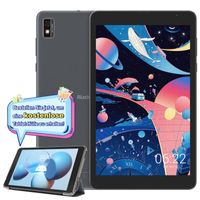 Blackview Tab 6 Tablet 8 Zoll Android 11 GMS 3GB/32GB Speicher, 4G LTE Tablet 5G WiFi, 2.0GHz Quad Core Prozessor mit 5580mAh akku, IPS HD+ Display, Bluetooth 5.0, Ebook-Modus, 128GB erweiterbar, OTG- Grau