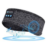 Schlaf Kopfhörer Bluetooth Schlaf Kopfhörer Stereo Lautsprecher Wireless Bluetooth Sport Stirnband Waschbare (Grau)