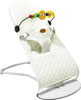 Babywippe, Tragfähigkeit 20 kg, geeignet für 0-1 Jahre alt, Cremigfarbe