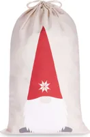BRUBAKER Świąteczny worek krasnal - 80 cm Świąteczny worek na prezenty - Worek Świętego Mikołaja, 1 szt