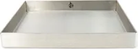 Edelstahl Grillplatte | Plancha | Wanne 30x25cm - Universalgröße - rundum verschweißt | extra Massiv