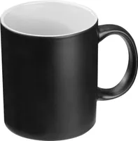 Porzellantasse / Kaffeetasse / Fassungsvermögen: 300 ml / Farbe: schwarz-weiß