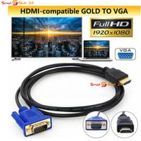 HDMI-VGA Stecker HD-15 Stecker 15Pin Video Adapter Kabel für HDTV PC 3M