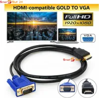 HDMI-VGA Stecker HD-15 Stecker 15Pin Video Adapter Kabel für HDTV PC 3M