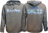 Rick and Morty Do Me A Solid Kapuzenpullover Pullover Grau – Offizielles Merchandise -  XXL
