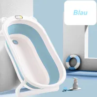 RHP Badewanne für Babys Ergonomische Babywanne Anti-Rutsch Kunststoff - 3 Farben Blau