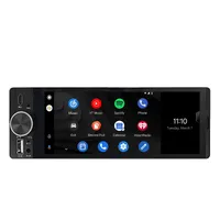 Universal Android Radio 1Din Carplay Autoradio Bluetooth Eingebaute Mikrofon RDS Type-C AUX RDS mit Rückfahrkamera