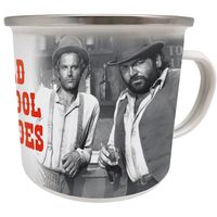 Emaille Becher 0,5 L - Bud Spencer & Terence Hill - Old School Heroes, EBT 06