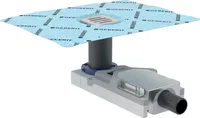 Geberit Duschbodenablauf für Estrichhöhe am Einlauf 65-90mm DN 40 154052001