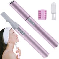 Nasenhaartrimmer Trimmer Augenbrauen 2 Trimmaufsätze Eyebrow Shaper Nasenhaarschneider Männer Frauen Nasentrimmer Nasenhaare Augenbrauen Rosa Retoo