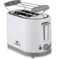 LENTZ 2-Scheiben Toaster Toastautomat Weiß 74273