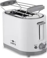 LENTZ 2-Scheiben Toaster Toastautomat Weiß 74273