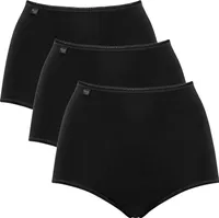 Sloggi maxi nohavičky bavlnené čierne 2-pack veľkosť 50
